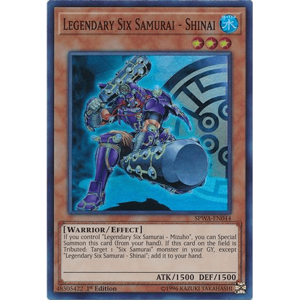Legendary Six Samurai - Shinai - SPWA-EN044 - Super Rare