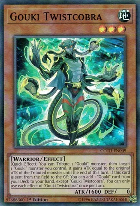 Gouki Twistcobra - COTD-EN009 - Super Rare 