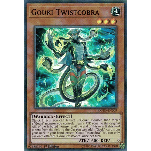 Gouki Twistcobra - COTD-EN009 - Super Rare 