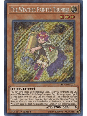 The Weather Painter Thunder - SPWA-EN033 - Secret Rare