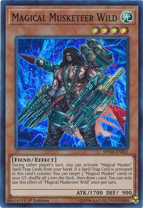 Magical Musketeer Wild - SPWA-EN021 - Super Rare