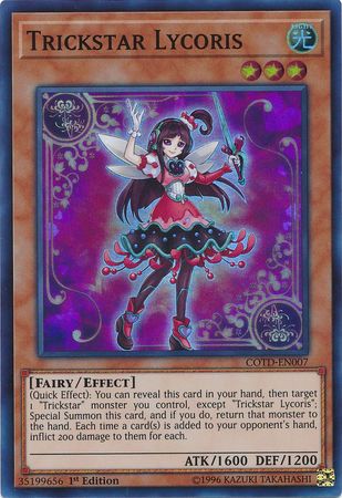Trickstar Lycoris - COTD-EN007 - Super Rare  1