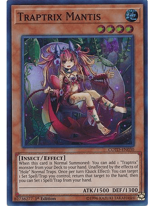Traptrix Mantis - COTD-EN030 - Super Rare