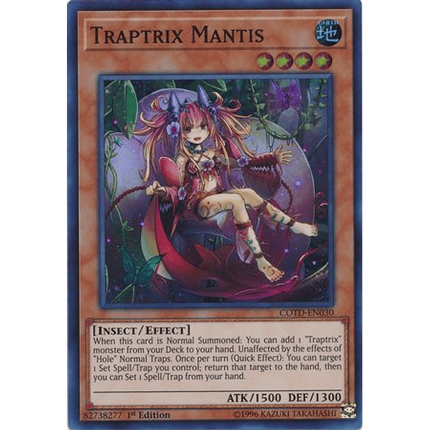 Traptrix Mantis - COTD-EN030 - Super Rare