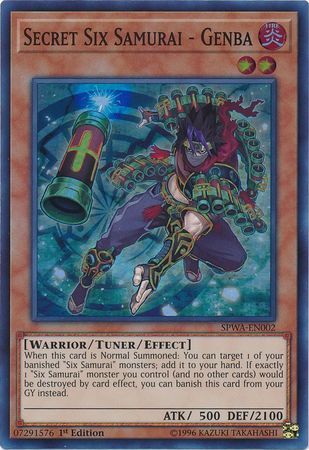 Secret Six Samurai - Genba - SPWA-EN002 - Super Rare 1