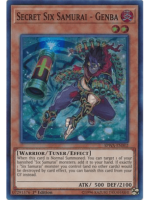 Secret Six Samurai - Genba - SPWA-EN002 - Super Rare