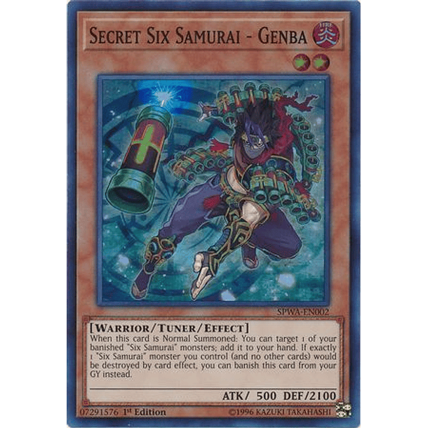 Secret Six Samurai - Genba - SPWA-EN002 - Super Rare