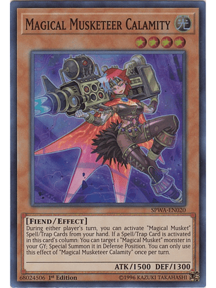 Magical Musketeer Calamity - SPWA-EN020 - Super Rare