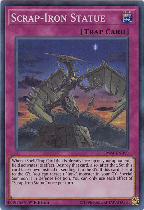 Scrap-Iron Statue - SPWA-EN059 - Super Rare 