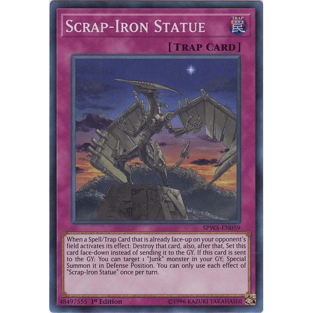 Scrap-Iron Statue - SPWA-EN059 - Super Rare 
