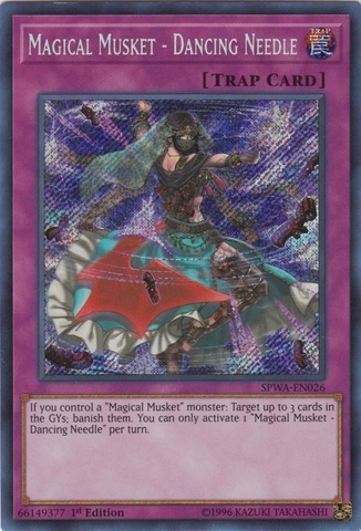 Magical Musket - Dancing Needle - SPWA-EN026 - Secret Rare  1