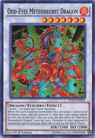 Odd-Eyes Meteorburst Dragon - PEVO-EN032 - Super Rare 1