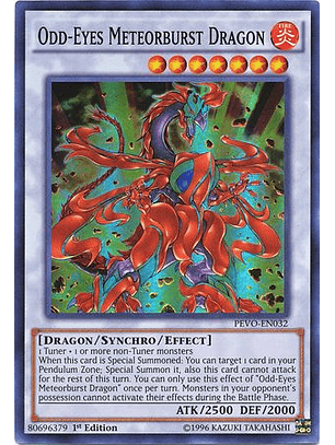 Odd-Eyes Meteorburst Dragon - PEVO-EN032 - Super Rare