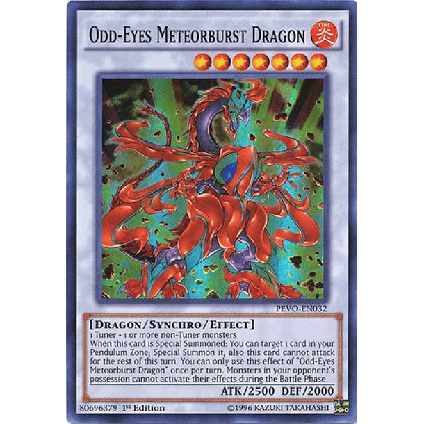 Odd-Eyes Meteorburst Dragon - PEVO-EN032 - Super Rare
