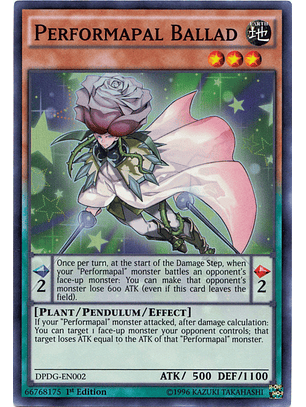 Performapal Ballad - DPDG-EN002 - Super Rare 