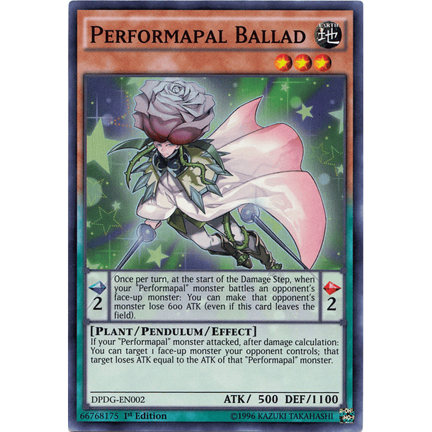Performapal Ballad - DPDG-EN002 - Super Rare 