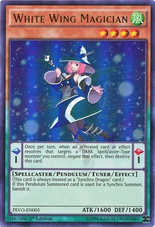 White Wing Magician - PEVO-EN005 - Ultra Rare 1