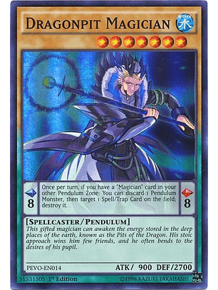 Dragonpit Magician - PEVO-EN014 - Super Rare 