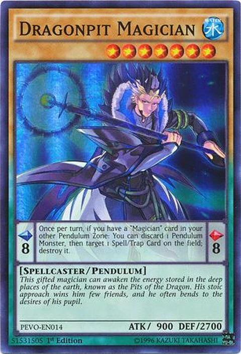 Dragonpit Magician - PEVO-EN014 - Super Rare 