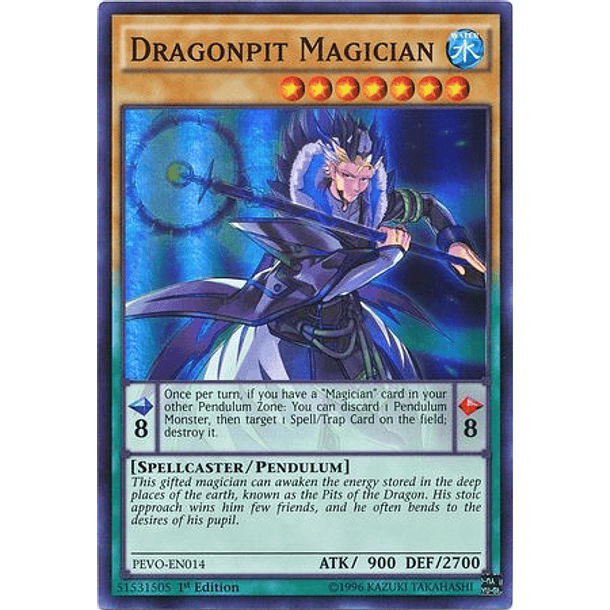 Dragonpit Magician - PEVO-EN014 - Super Rare 