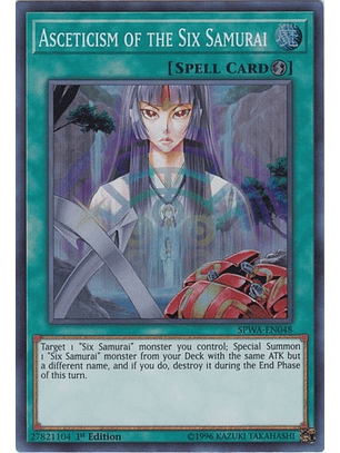 Asceticism of the Six Samurai - SPWA-EN048 - Super Rare