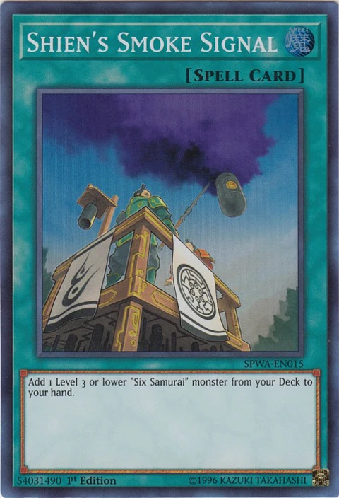 Shien's Smoke Signal - SPWA-EN015 - Super Rare 