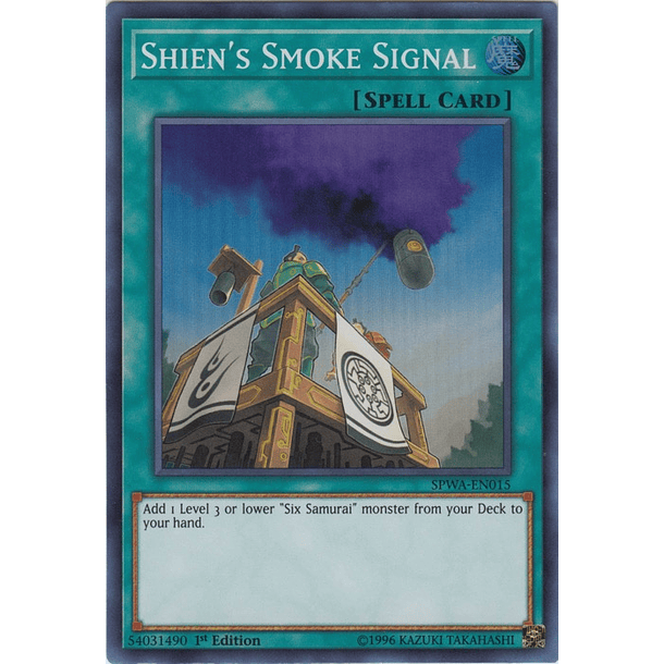 Shien's Smoke Signal - SPWA-EN015 - Super Rare 