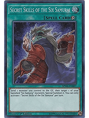 Secret Skills of the Six Samurai - SPWA-EN007 - Secret Rare