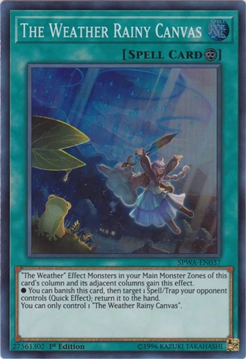 The Weather Rainy Canvas - SPWA-EN037 - Super Rare