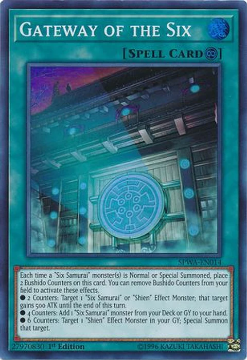Gateway of the Six - SPWA-EN014 - Super Rare 