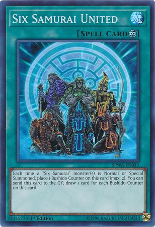 Six Samurai United - SPWA-EN013 - Super Rare 1