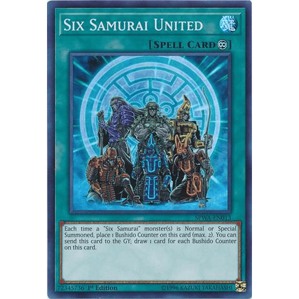 Six Samurai United - SPWA-EN013 - Super Rare