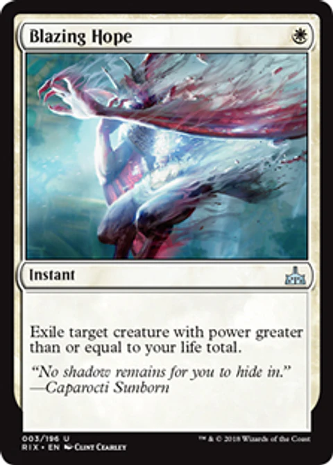 Blazing Hope - RIX