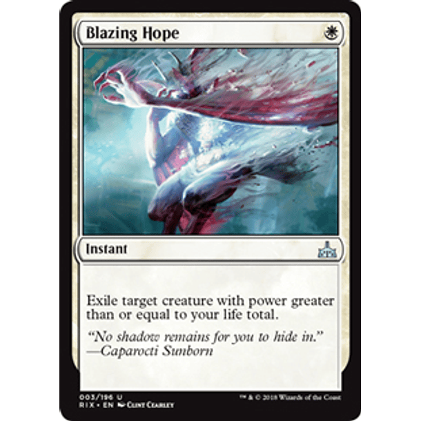 Blazing Hope - RIX