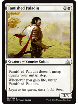 Famished Paladin - RIX