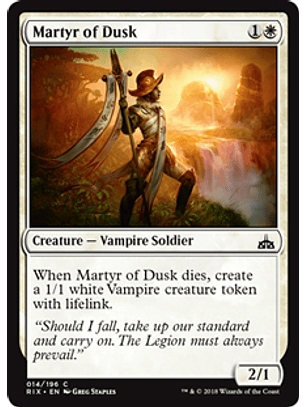 Martyr of Dusk - RIX - C