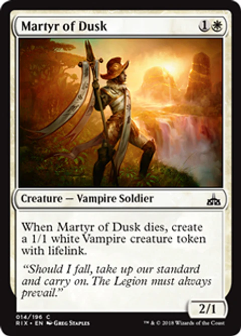 Martyr of Dusk - RIX - C