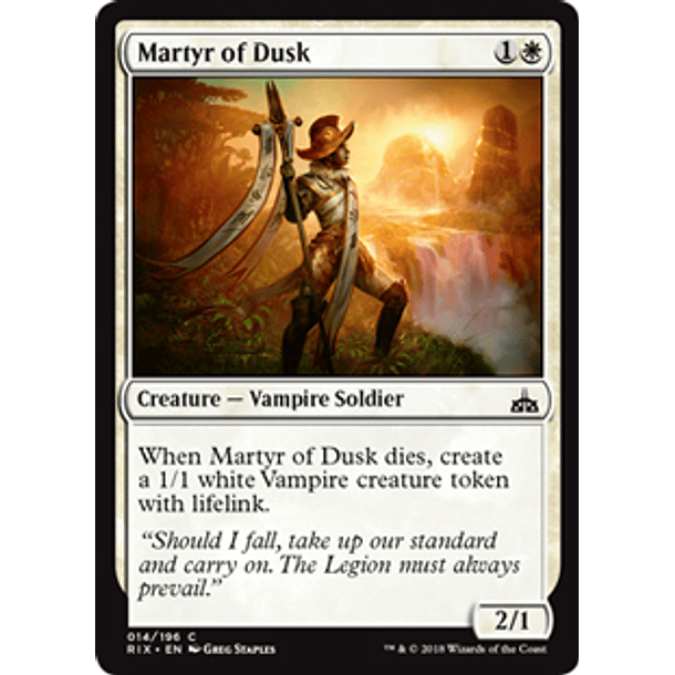 Martyr of Dusk - RIX