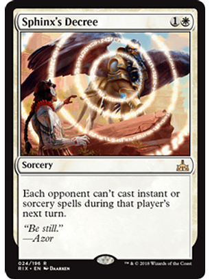Sphinx's Decree - RIX