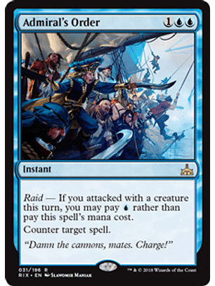 Admiral's Order - RIX