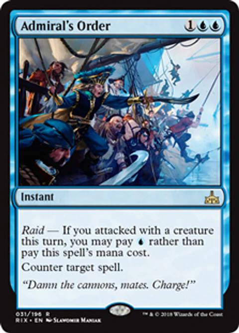 Admiral's Order - RIX