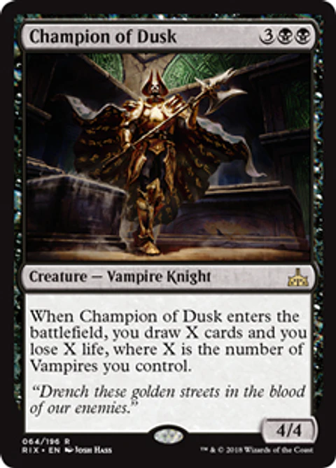Champion of Dusk - RIX