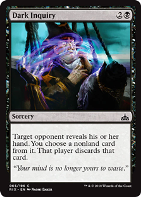 Dark Inquiry - RIX