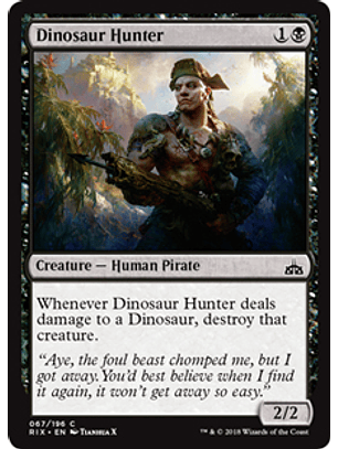 Dinosaur Hunter - RIX - C