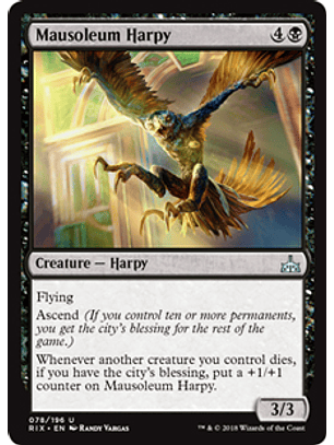 Mausoleum Harpy - RIX