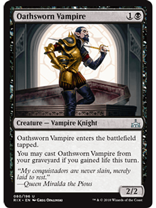 Oathsworn Vampire - RIX
