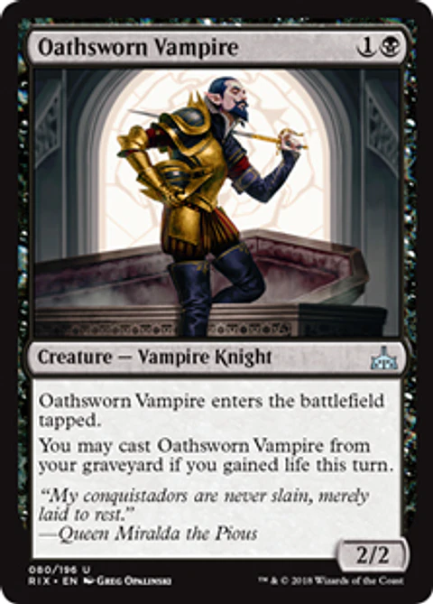 Oathsworn Vampire - RIX