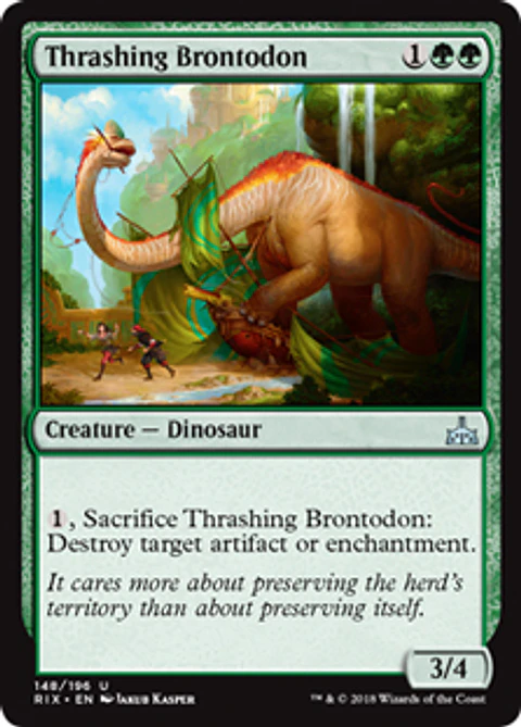 Thrashing Brontodon - RIX