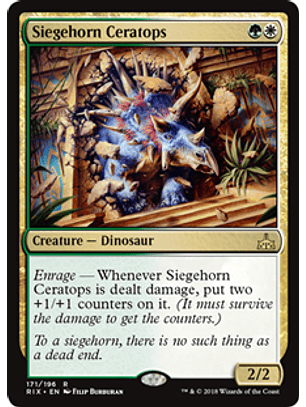 Siegehorn Ceratops - RIX - R