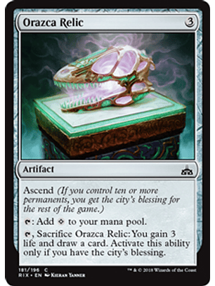 Orazca Relic - RIX - C